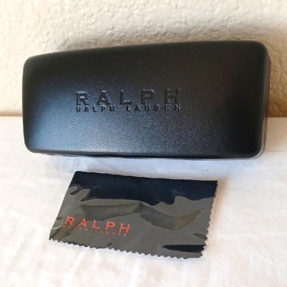 New Ralph Lauren Hard Shell Eyeglass Sunglass Case, Black - Picture 1 of 12